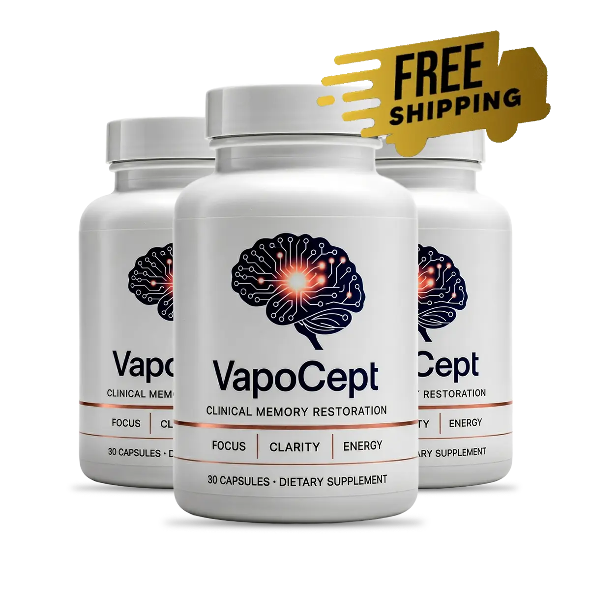 3 bottles of VapoCept - 90 day supply