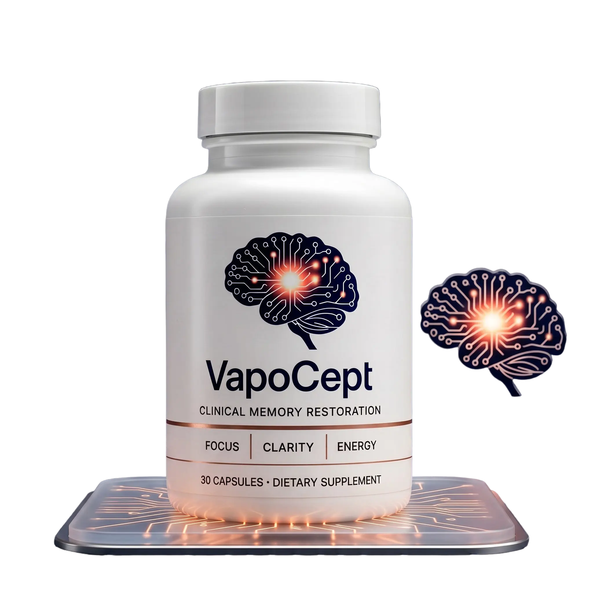 VapoCept dietary supplement bottle